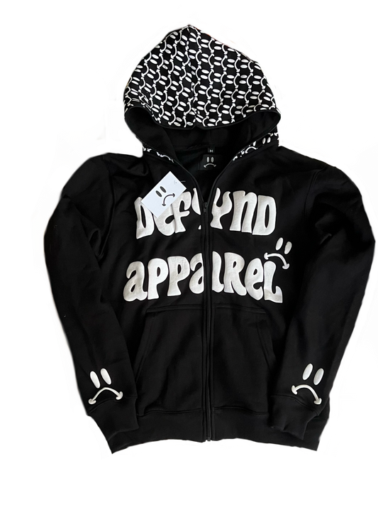 Black - DEFYND APPAREL FULL ZIP