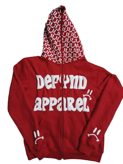 Red - DEFYND APPAREL FULL ZIP